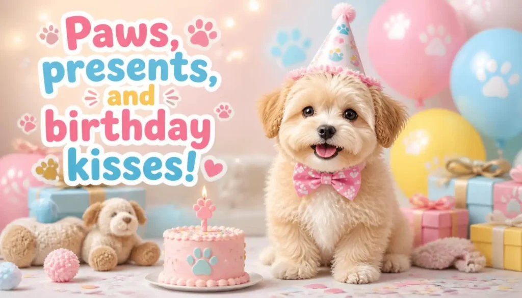 Cute Dog Birthday Captions