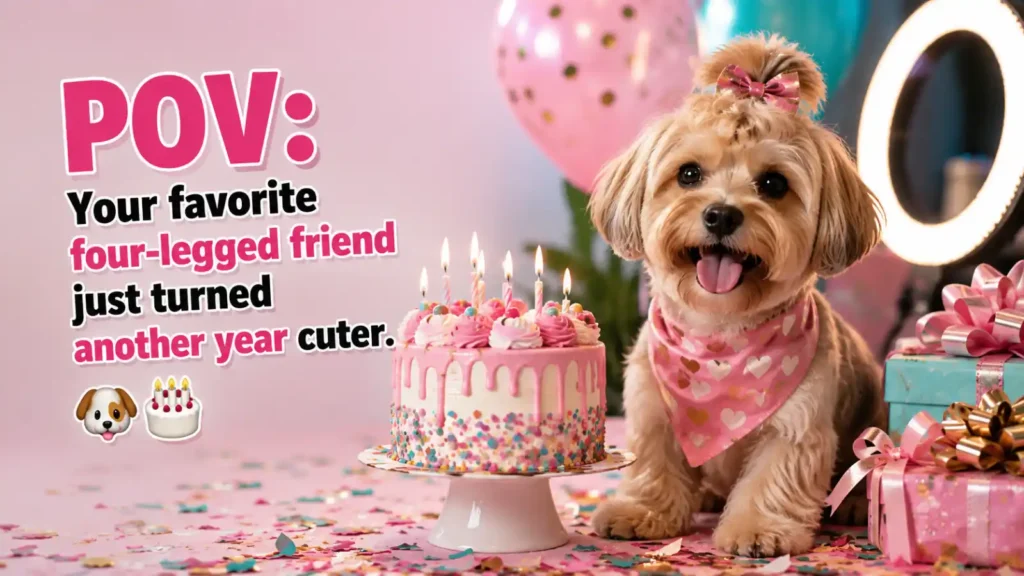 Dog Birthday Captions for Instagram