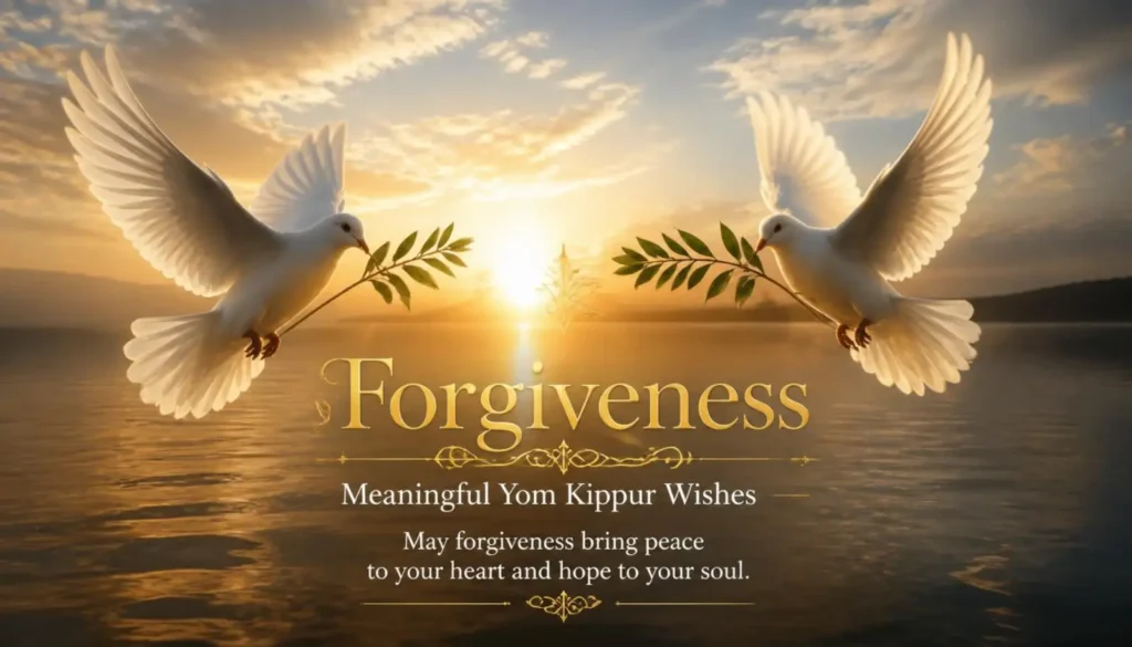Forgiveness Meaningful Yom Kippur Wishes
