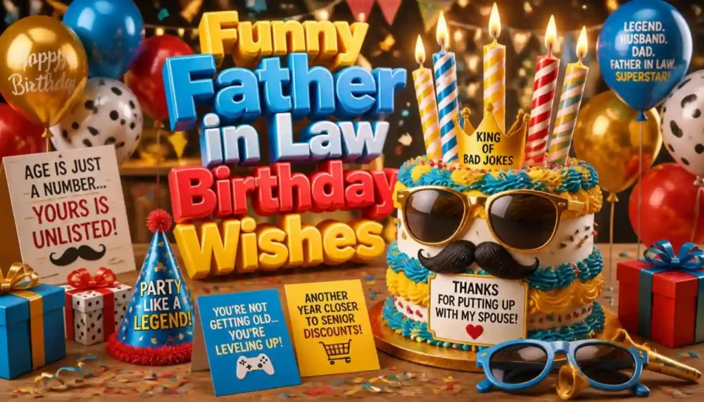 Funny Father in Law Birthday Wishes