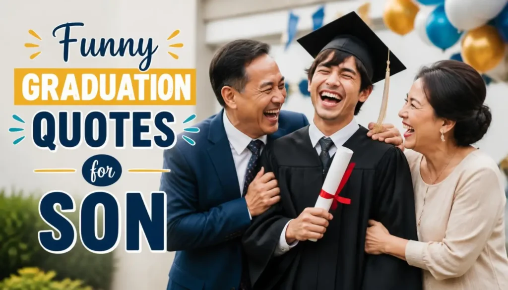 Funny Graduation Quotes for Son