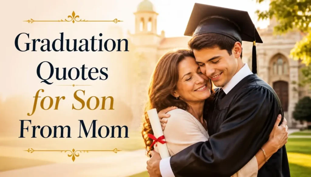 Graduation Quotes for Son From Mom