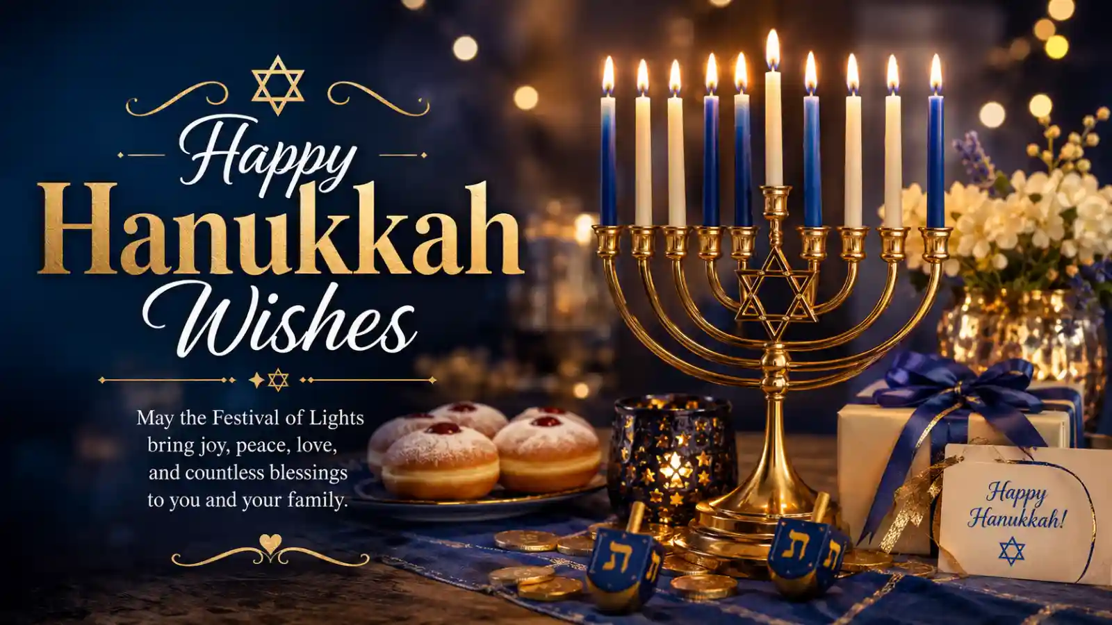 happy hanukkah wishes