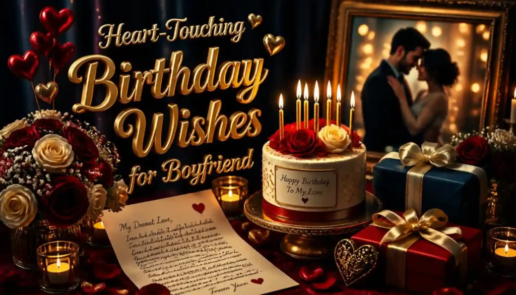 Heart-Touching Birthday Wishes for Boyfriend