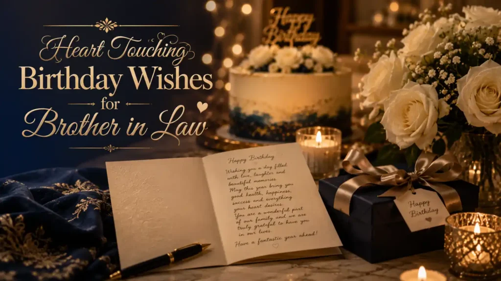 Heart Touching Birthday Wishes for Brother in Law