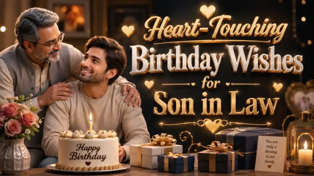 Heart-Touching Birthday Wishes for Son in Law
