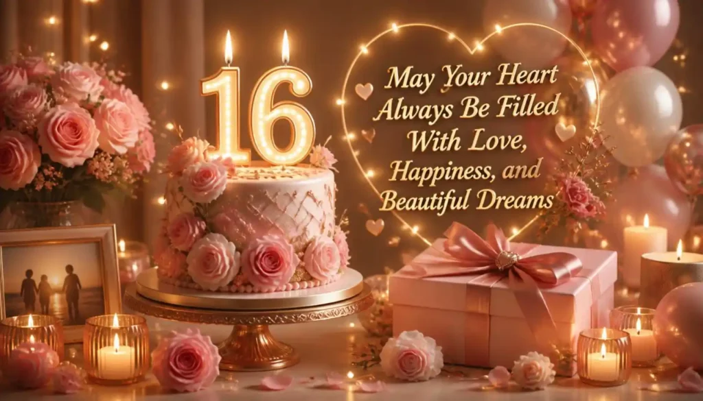 heartfelt 16th birthday wishes
