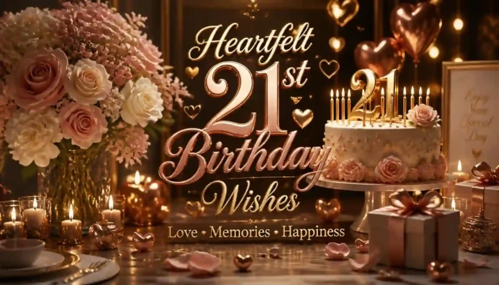 Heartfelt 21st Birthday Wishes