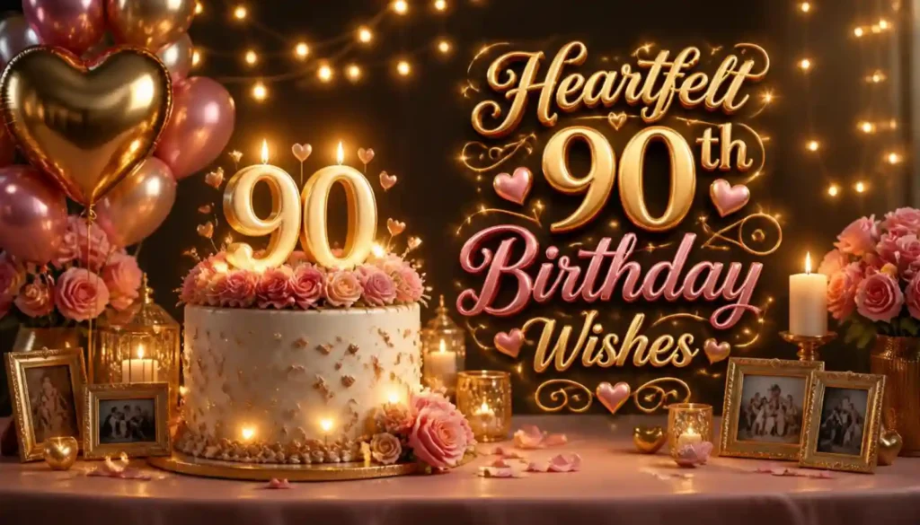 Heartfelt 90th Birthday Wishes