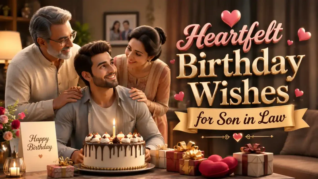 Heart-Touching Birthday Wishes for Son in Law
