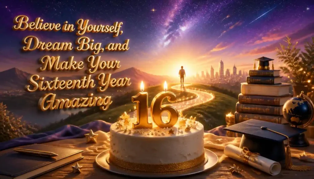 Inspirational 16th Birthday Wishes