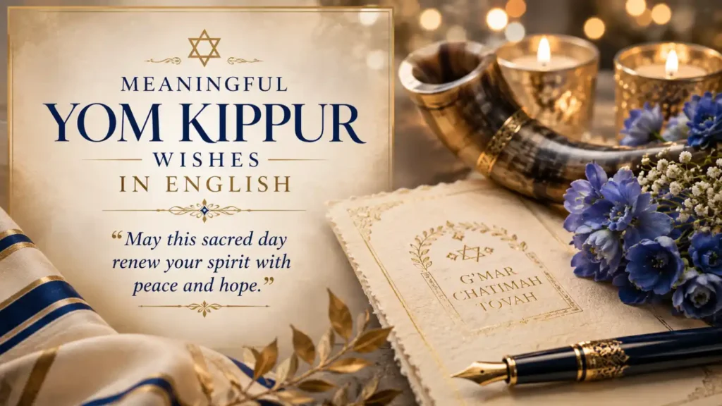 Meaningful Yom Kippur Wishes in English