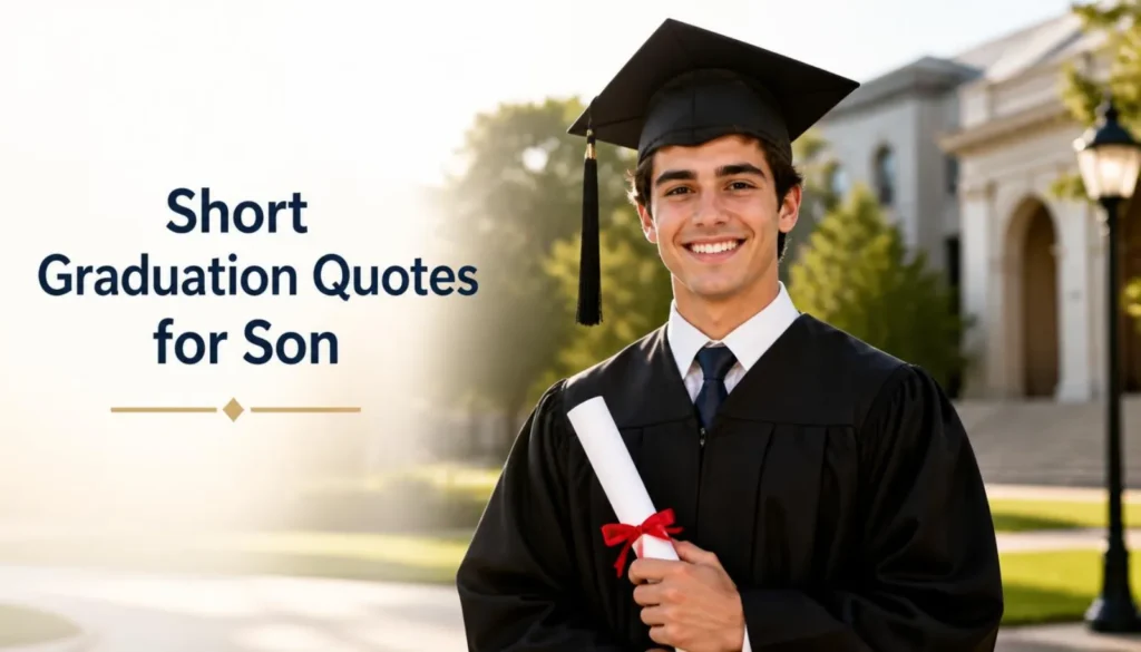 Short Graduation Quotes for Son