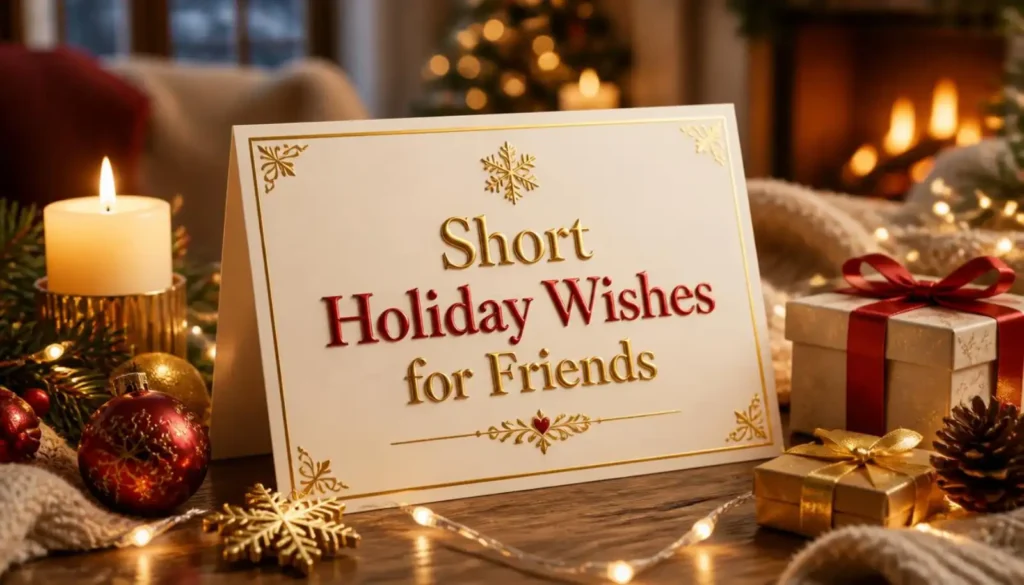 Short Holiday Wishes for Friends
