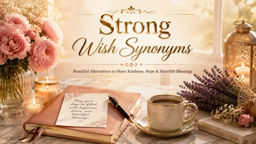 Strong Wish Synonyms