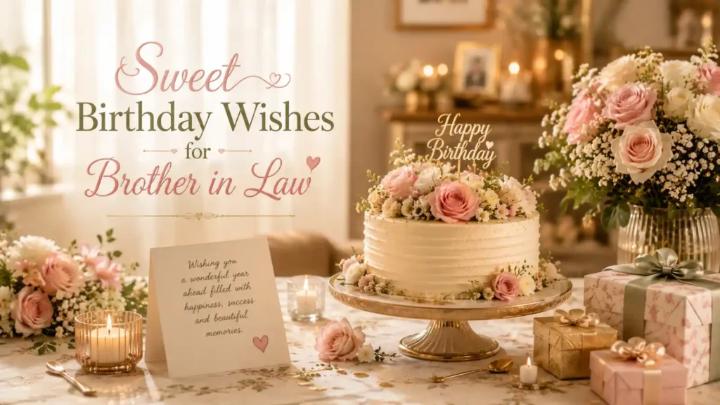 Sweet Birthday Wishes for Brother in Law