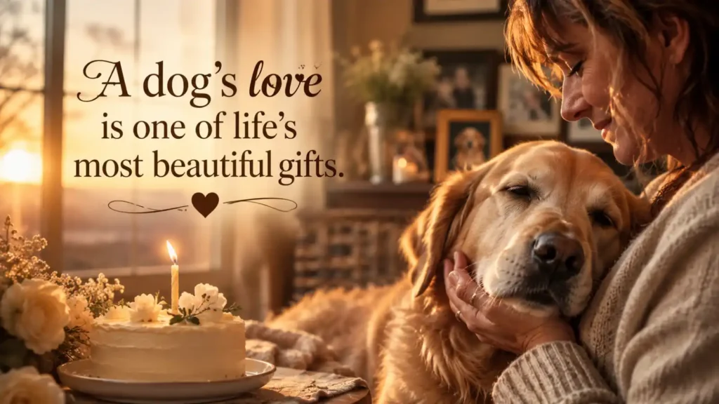 Touching Birthday Wishes for Dog Lovers