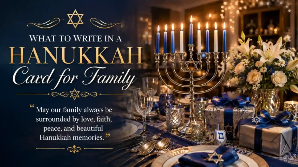 What to Write in a Hanukkah Card for Family