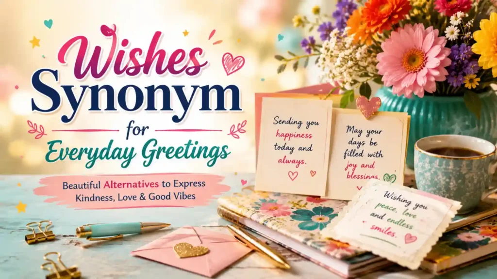 Wishes Synonym for Everyday Greetings