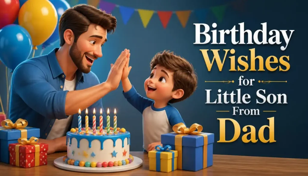 Birthday Wishes for Little Son From Dad
