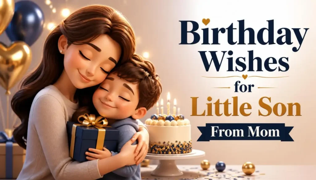  Birthday Wishes for Little Son From Mom