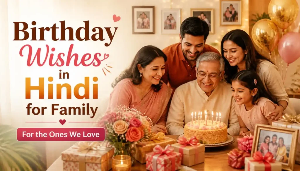 Birthday Wishes in Hindi for Family