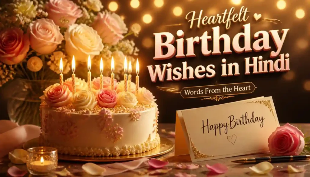 Heartfelt Birthday Wishes in Hindi