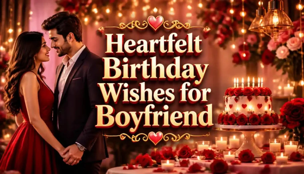 Heartfelt Short Birthday Wishes for Boyfriend