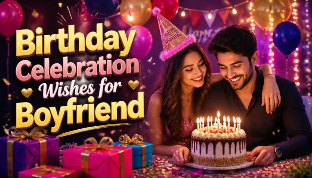 Romantic Short Birthday Wishes for Boyfriend